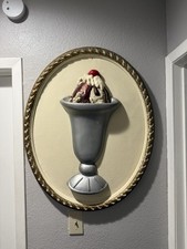 Amazing 3D Scarce Ice Cream Sundae Parlor Sign picture