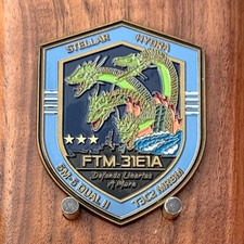 Stellar Hydra FTM-31E1A Missile Defense Shield Challenge Coin  W#23 picture