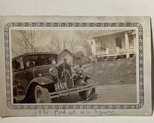 1934 Vintage 1931 Ford Model A Car Kansas City MO Spruce St Vernacular Photo picture
