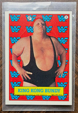 Topps TitanSports 1987 WWF King Kong Bundy #12  picture