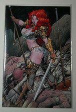ARTHUR ADAMS Invincible Red Sonja #1 INDIEGOGO Virgin Variant NM/MINT RARE picture