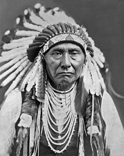 Famous Native American CHIEF JOSEPH Glossy 5x7 Photo Nez Perce Indian Print picture