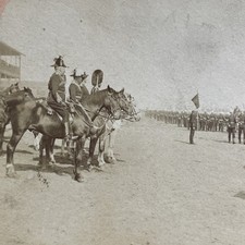 Infantry Parade Toronto Stereoview Kilburn James Davis 1902 Canada Military picture