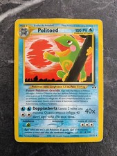Pokemon Card - Politoed - 27/75 Neo Discovery Rare - Ita. picture