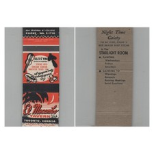 Matchbook Cover El Mocambo Tavern Toronto ON picture
