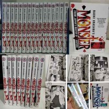 Monster NEW Manga Volume 1-18(END) Full Set by Naoki Urasawa English Comic picture