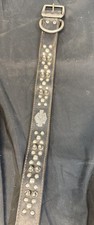Vintage Harley Davidson Studded Dog Collar Large 26inch picture