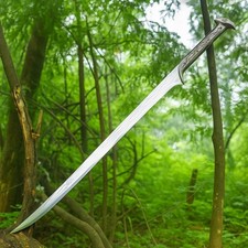 Custom Handmade Carbon Steel Survival Thranduil Machete Sword Hunting Sword picture