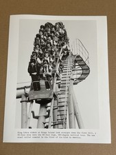 1984 Kings Island King Cobra Original 8x10 Press Photo Roller Coaster Ohio picture