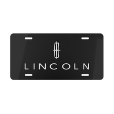 LINCOLN Car Front License Plate Tag Vanity Style - NEW picture