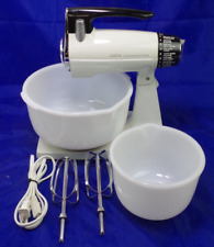 Sunbeam Deluxe Automatic Mixmaster  With Original Glassbake Glass Bowls picture