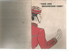 RARE VINTAGE CARD FROM HENRY HUDSON HOTEL, NEW YORK picture