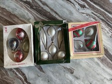 🎄Vintage Beautiful Hand Crafted Glass Ornaments - Multicolor - Lot Of 14🎄 picture