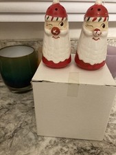 HOLT HOWARD Christmas SANTA CLAUS Salt & Pepper Shakers Japan Rare VTG picture