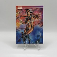 1993 Star Wars Galaxy Topps card 84 Princess Leia - Ted Boonthanakit picture