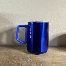 Starbucks Shiny Blue Vacuum Insulated Stainless Steel Tumbler 12oz w/ Lid picture