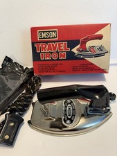 Vintage 1950s Emson Travel Iron - New With Box picture