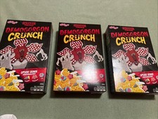 3 Pack: Kellogg's Stranger Things 2025 Demogorgon Crunch Cereal p New picture
