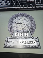 The Nightmare Before Christmas X-Mas & Halloween Countdown Calendar 9” Disney picture