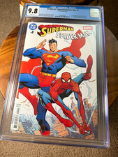 FREESHIPPING DC/Marvel Superman/Spider-Man #1 (2026) CGC 9.8 Jorge Jimenez Cover picture