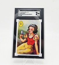 1951 Castell Bros Disney Snow White #1 Yellow Diamond SGC 2 picture