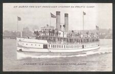 Passenger Steamer H B Kennedy Navy Yard Route postcard 1920s picture
