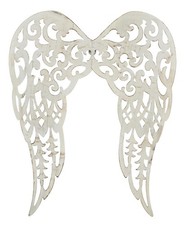 Craig Bachman 17.75in Filigree Angel Wings Metal Wall Decor Wreath Attachment picture
