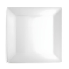 Q Squared Diamond Square Dinner Plate White 5 Inch 10 Standard Modern Gloss picture