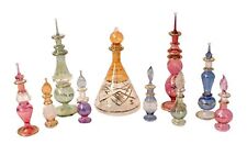 CraftsOfEgypt Egyptian Perfume Bottles Mix Collection a Set of 10 Hand Blown ... picture