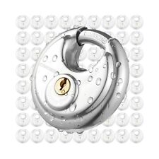 CINCINNO Heavy Duty Stainless Steel Discus Padlocks with Same Key, Outdoor We... picture