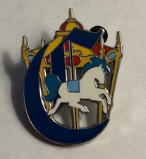 Disney - Attractions Alphabet Mystery Pin - Letter C - Carousel King Arthur picture