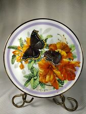 Hamilton Collection Butterfly Garden Plate Morning Cloak 1987 Paul sweany 3547B picture