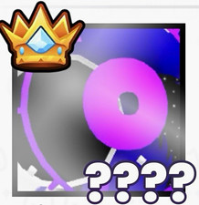 ULTRA RARE EXCLUSIVE PET SIM 99 TITANIC SHINY BLACK HOLE ANGELUS BALL picture