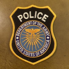 Department Of The Army Police Patch picture