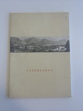 Vintage Interlaken Switzerland Map Image Lot 6 Images And 1 Map picture