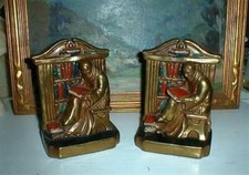 MARION BRONZE SIGNED MB BOOKENDS picture