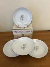 Set 4 Creative Royal Elegance Fine China Berry Fruit Bowl Saucer Dessert Japan picture