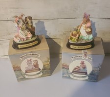 Little Nook Village Harriet Dormouse & Rebecca Rabbit Figurines Leonardo Coll picture