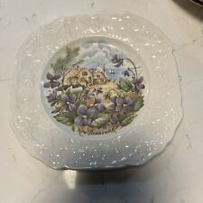 Antique Heron Cross Pottery 1876 Collector Plate picture