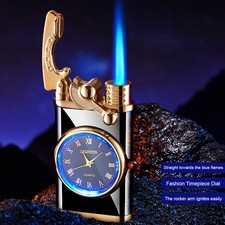 LED Flashing Multifunctional Electronic Watch Cigarette Lighter-in-one Body Gift picture