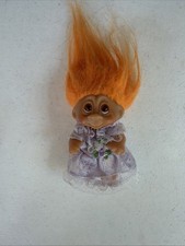Vtg 1985 DAM Bride's Maid Troll Doll 3.5