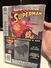 DC:The Death of Superman Doomsday Limited Collector Set  & Action Comic 1 SEALED picture