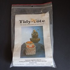 Grannys Tidy Tote Craft Sewing Caddy 1981 VTG Pattern Instructions Kit basket picture
