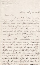James Madison Porter-ALS from 1856 (18th Secretary of War/Founder Lafayette Col. picture