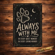 Funny Dog Lover Forever Metal Tin Sign Retro Pet Owner Wall Decoration picture