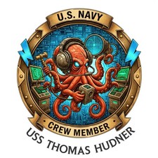 USS Thomas Hudner Crew Member DDG USN Gift Navy Veteran Pride 4