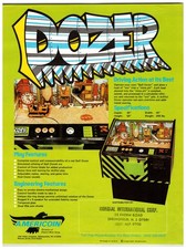 Vintage Americoin DOZER Arcade Game Sales Brochure Flyer Mining picture