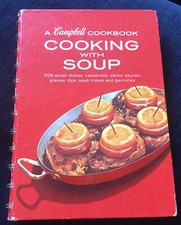 Vintage Campbells Cooking With Soup Cookbook 1969 picture