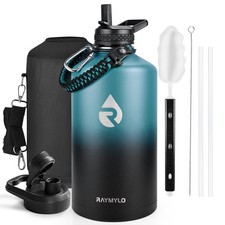 RAYMYLO One Gallon Water Bottle Insulated 128 oz, Stainless Steel picture