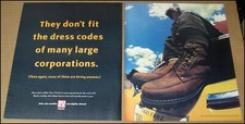 1994 Boks Dress Treads 2-Page Print Ad Shoes Shoe Advertisement Reebok VTG picture